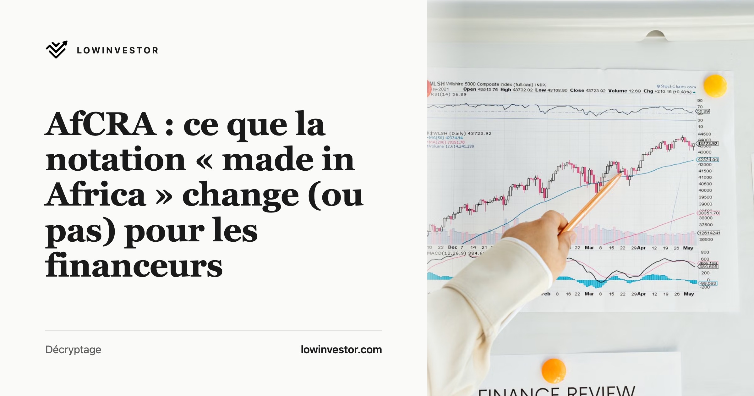 AfCRA : ce que la notation « made in Africa » change (ou pas) pour les financeurs