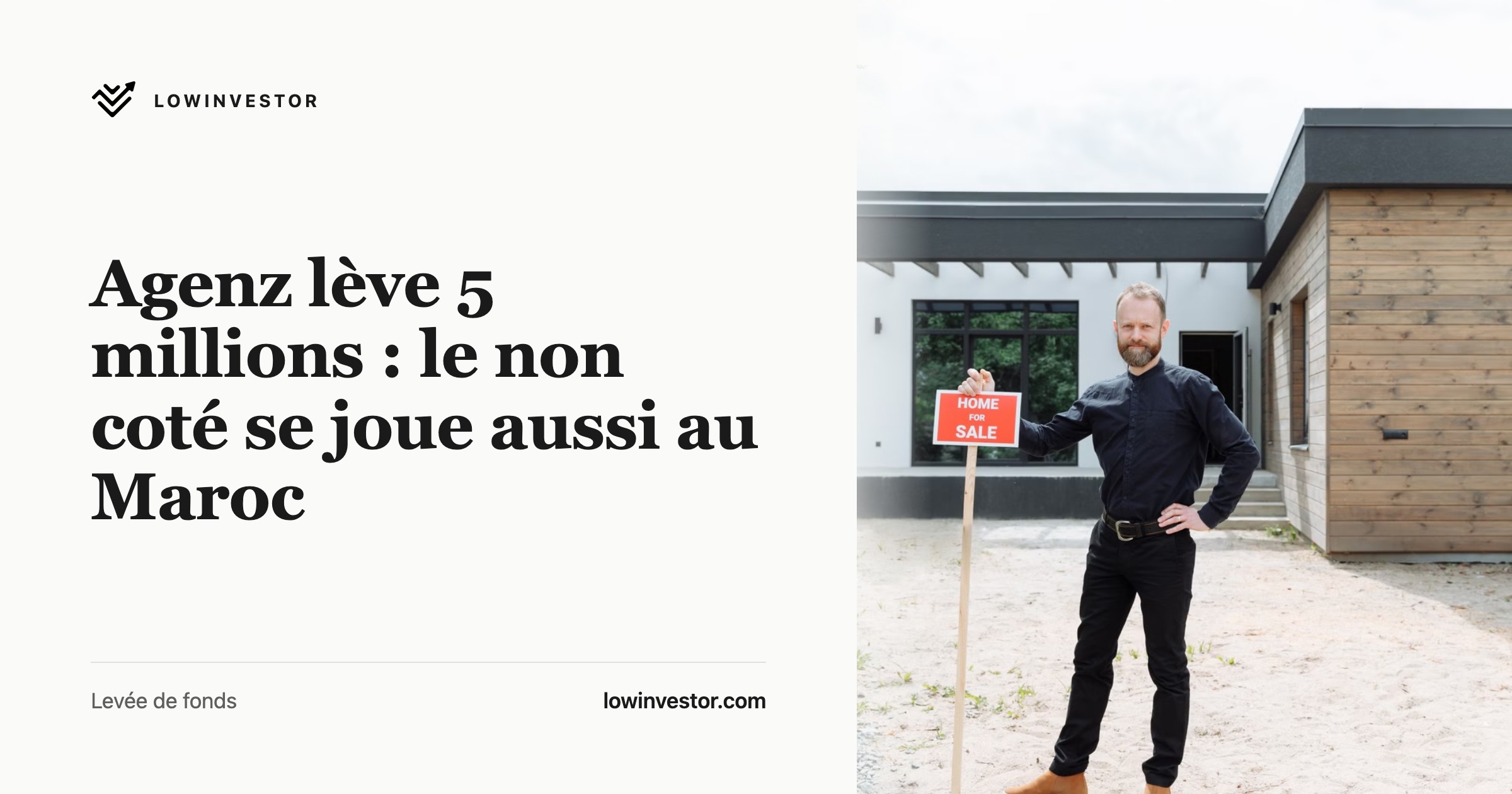 Agenz lève 5 millions : le non coté se joue aussi au Maroc