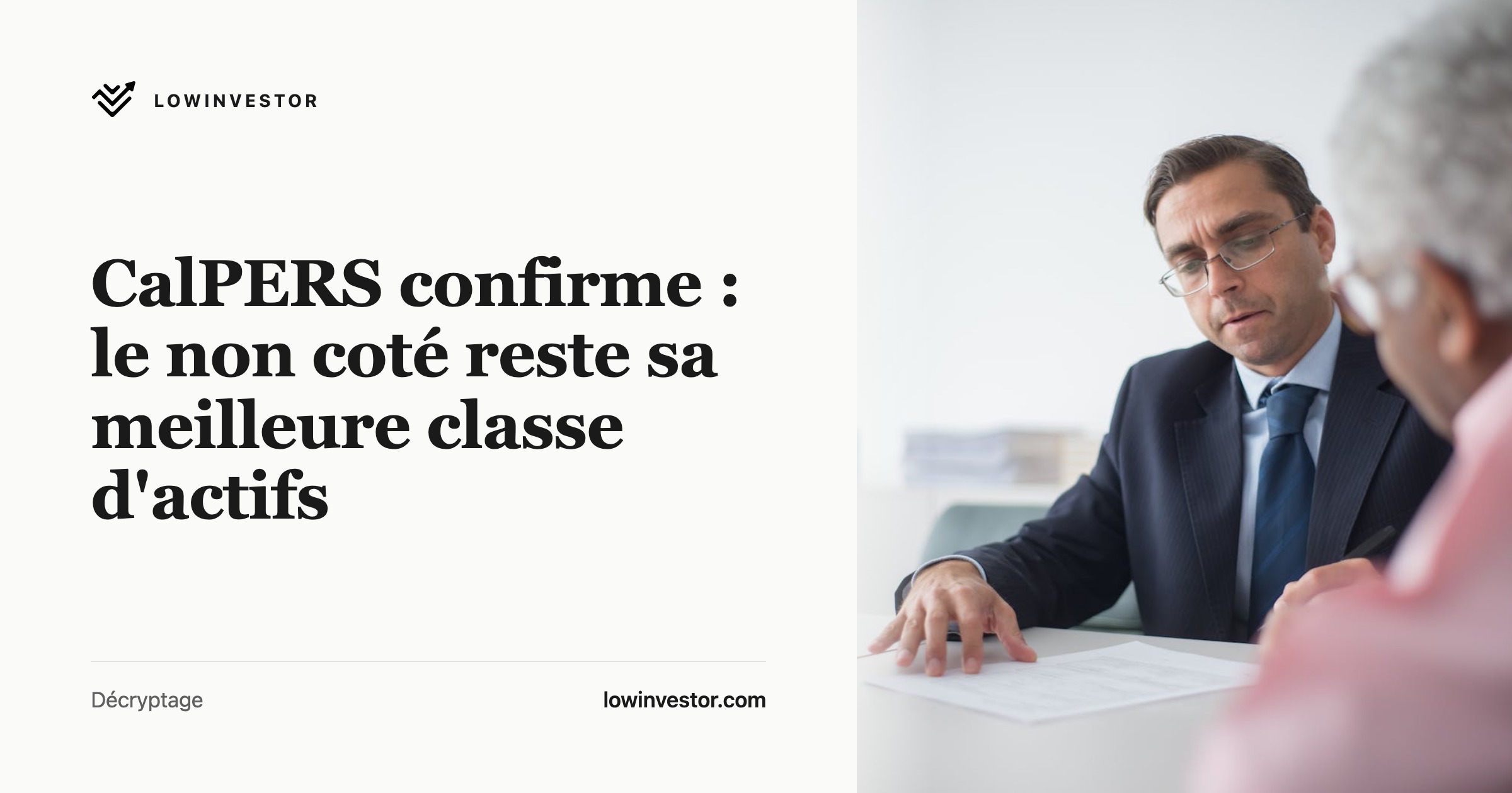 CalPERS confirme : le non coté reste sa meilleure classe d'actifs