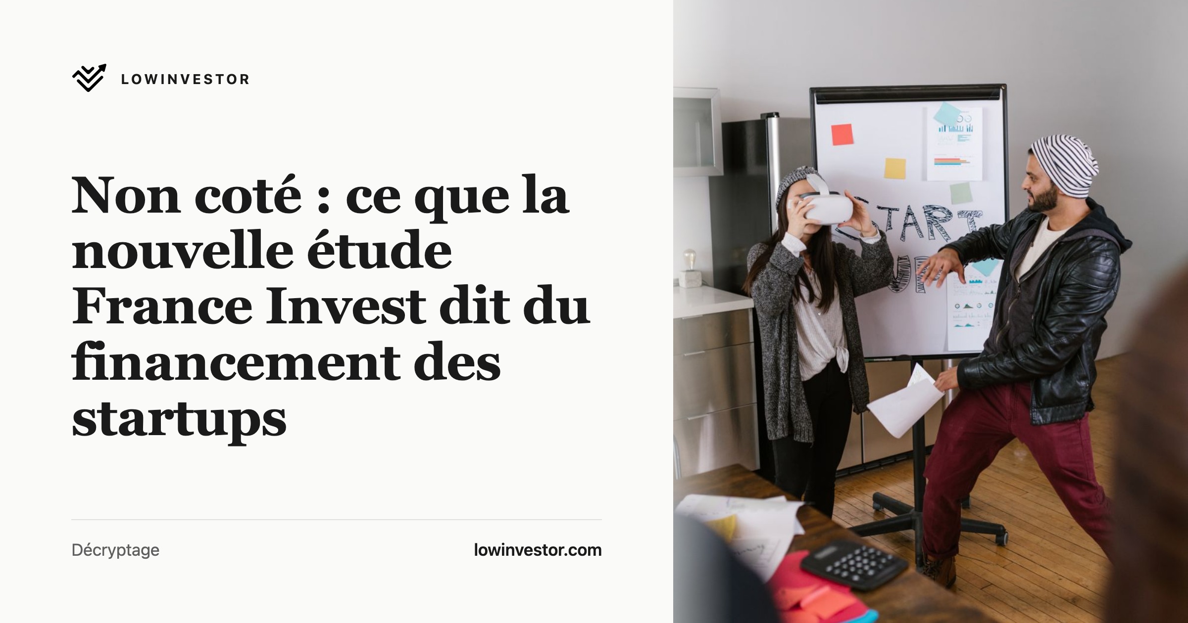 Non coté : ce que la nouvelle étude France Invest dit du financement des startups