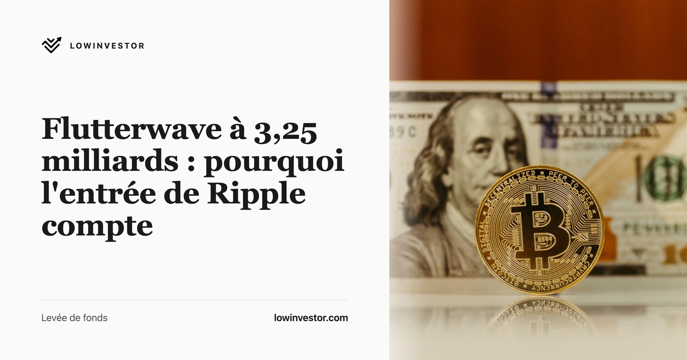 Flutterwave à 3,25 milliards : pourquoi l'entrée de Ripple compte
