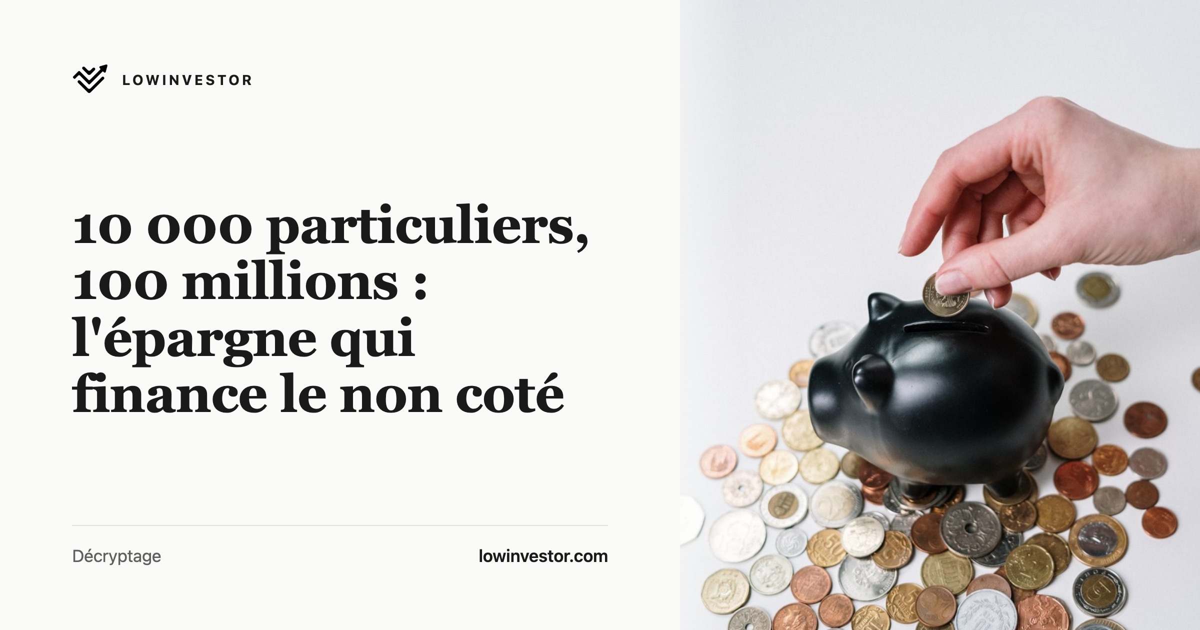 10 000 particuliers, 100 millions : l'épargne qui finance le non coté