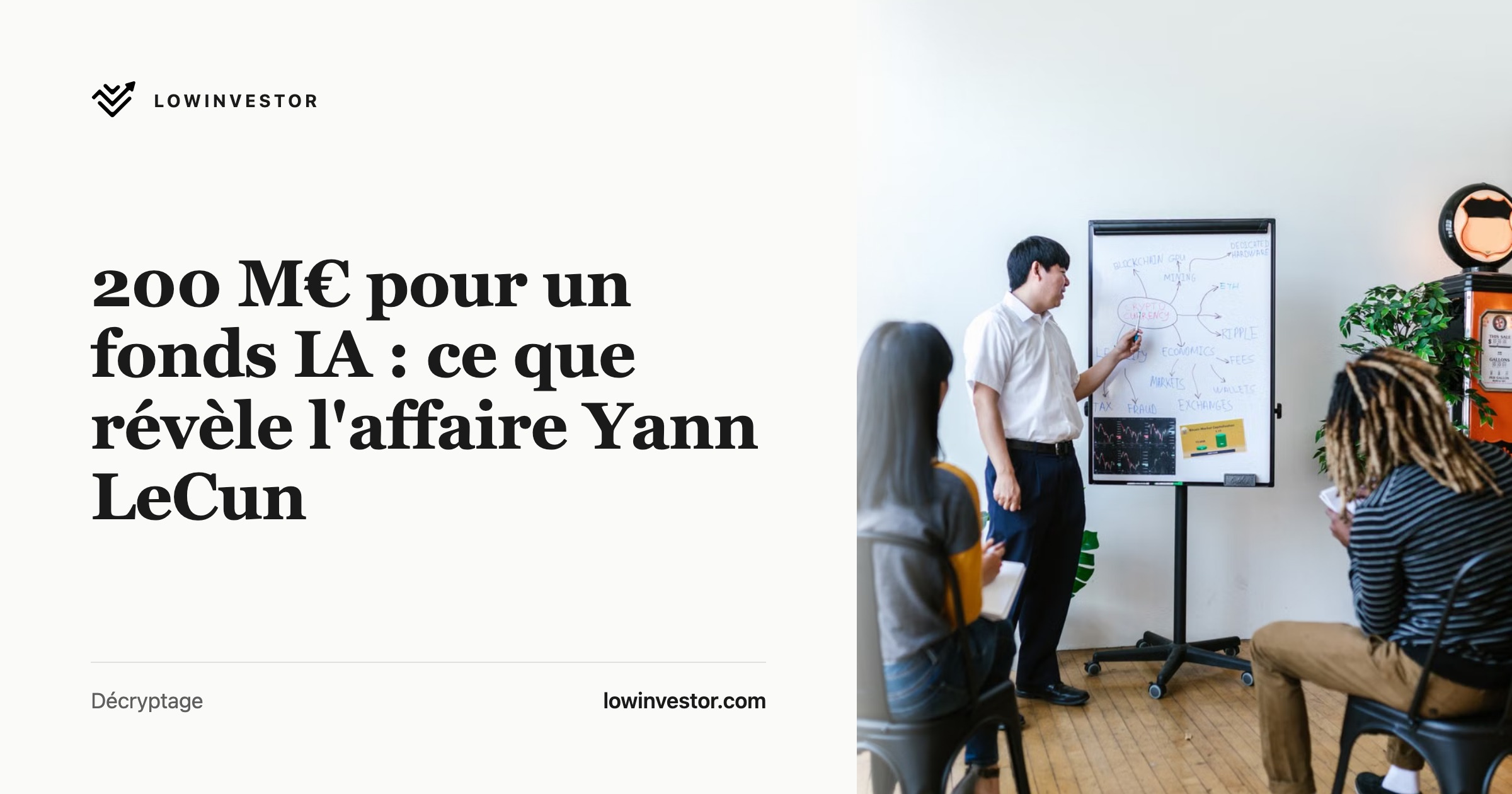 200 M€ pour un fonds IA : ce que révèle l'affaire Yann LeCun