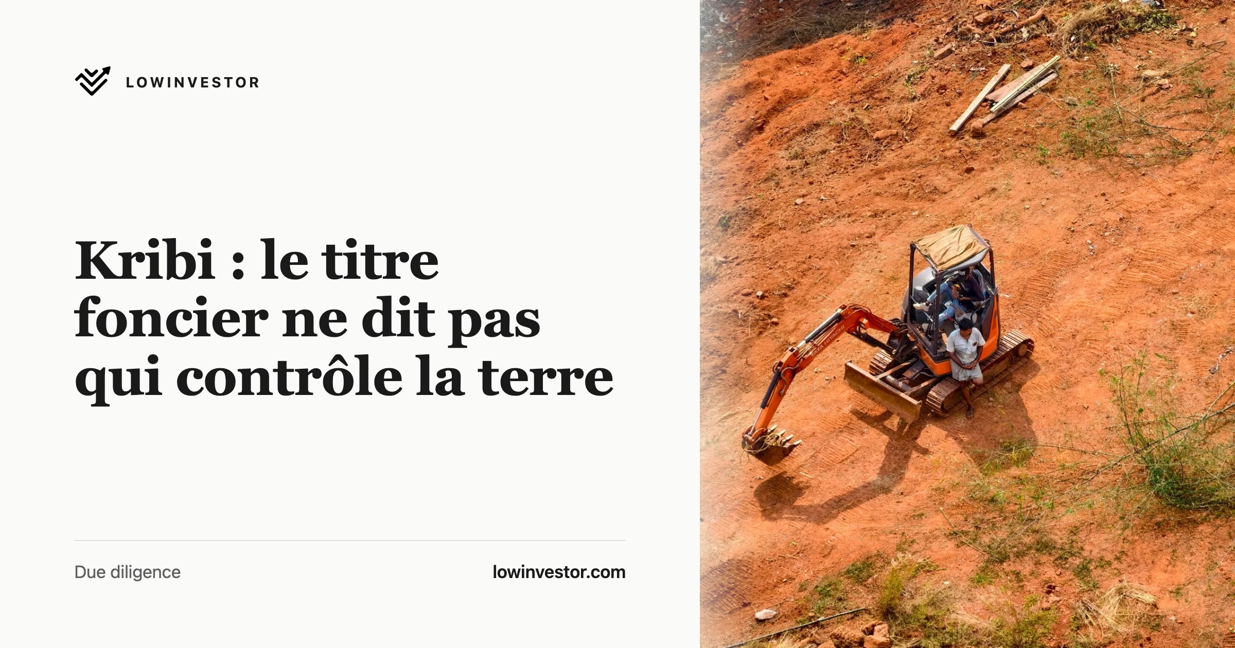 Kribi : le titre foncier ne dit pas qui contrôle la terre