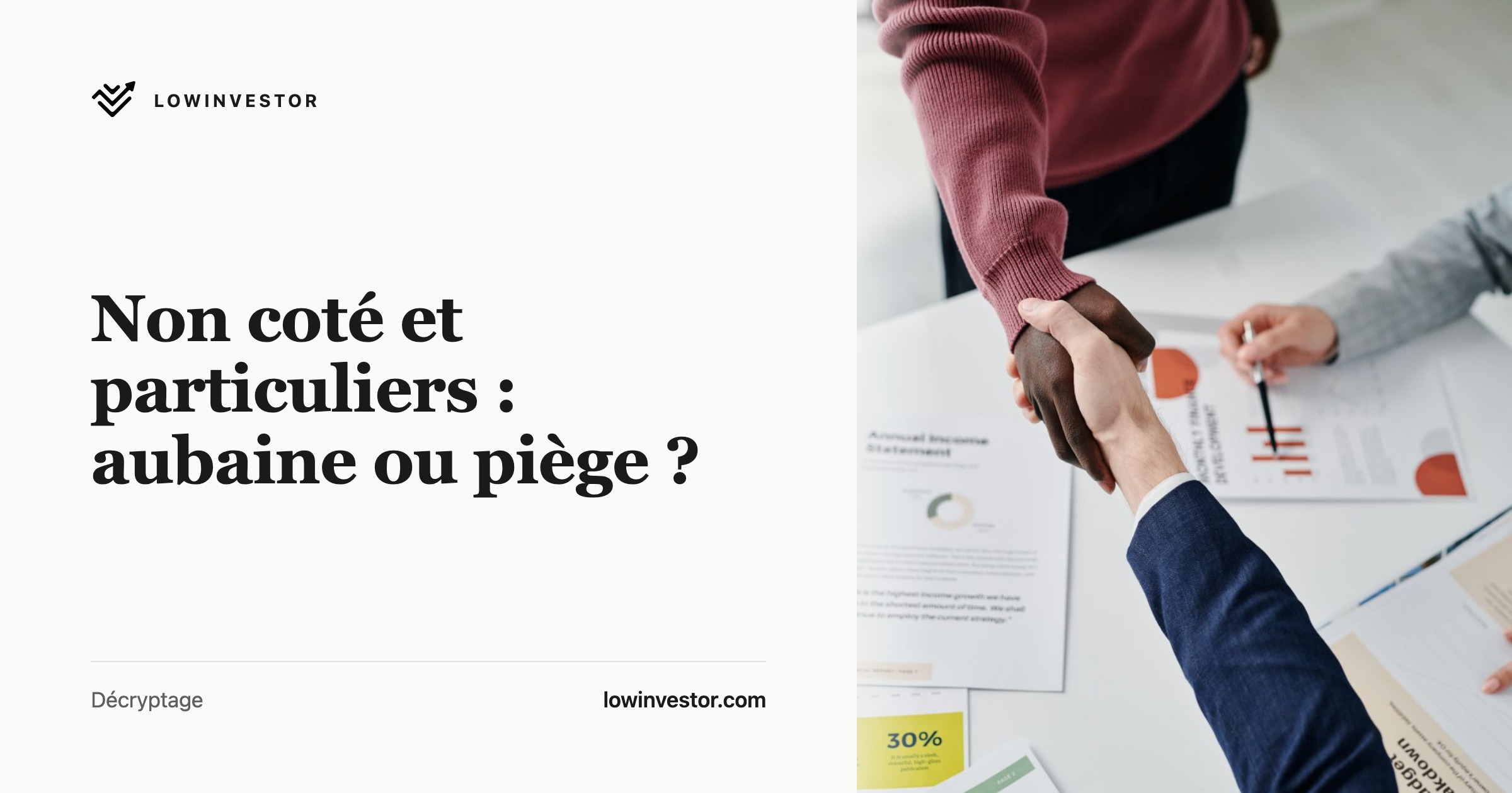 Non coté et particuliers : aubaine ou piège ?