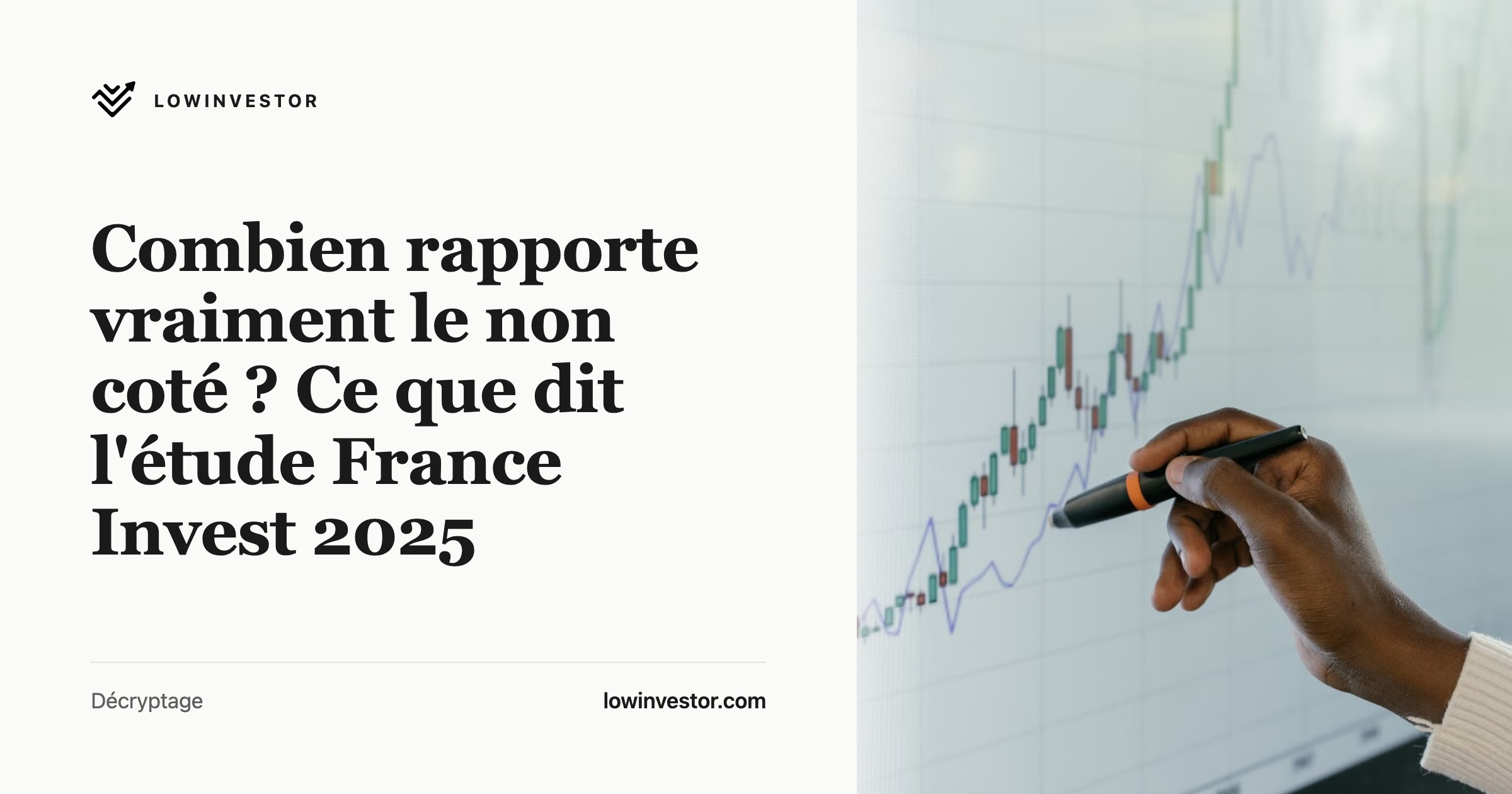 Combien rapporte vraiment le non coté ? Ce que dit l'étude France Invest 2025